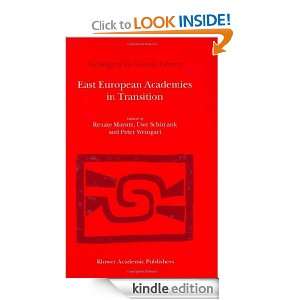  East European Academies in Transition (Sociology of the 