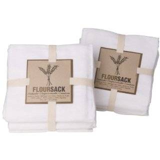  Kaf Home White Flour Sacks, Set of 4