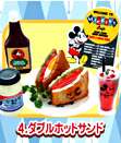 Miniature Re ment Disney Mickey Mouse 50 s Cafe   Set of 10  