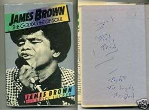 James Brown Godfather of Soul Music Signed Autograph Book  