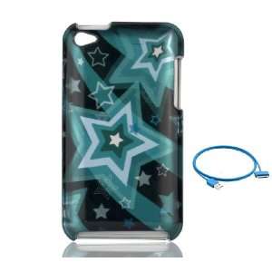  Falling Stars Design for iPod Touch 4th Generation Front 