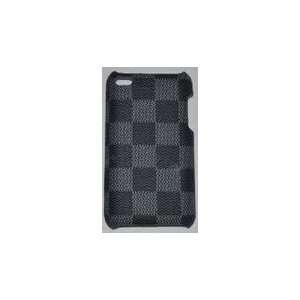 IPOD TOUCH 4G L STYLE (BLACK CHECK) BACK CASE/COVER
