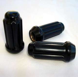 Black Spline Lug Nut Install Kit 8 Lug & Stems Locking  