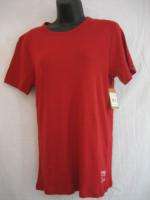 Red Lucky Brand Clothing T Shirt Knit Top 100% Cotton sz Medium New 
