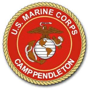  US Marine Corps Camp Pendleton Decal Sticker 3.8 6 Pack 