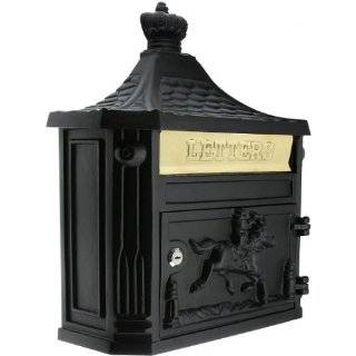   Mail Box Solid Cast Iron Slotted Keyed Pony Express