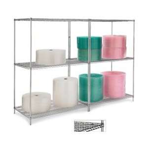 RELIUS SOLUTIONS Open Wire Bulk Shelving  Industrial 