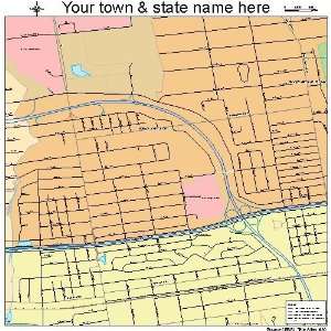  Street & Road Map of Islip Terrace, New York NY   Printed 