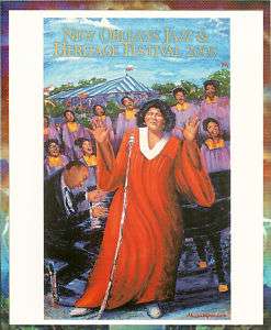 2003 New Orleans Jazz Festival Poster Card  