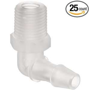 Value Plastics XL420 J1A 10 32 Special Tapered Thread Elbow with 1/4 