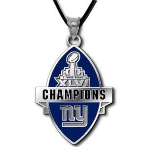  NFL LogoArt New York Giants Super Bowl XLVI Champions 