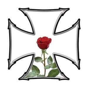 Maltese Cross Decal Rose   24 h   REFLECTIVE Everything 
