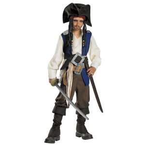   Captain Jack Sparrow Deluxe Child Costume Size Small