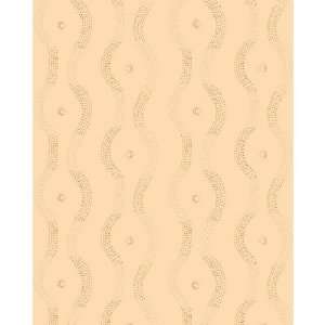  Malene b Waves Beige Contemporary Rug   MB1024 BE   6 x 9 