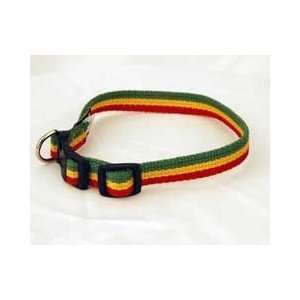  Nylon Rasta Jamaican Dog Collar (Small)