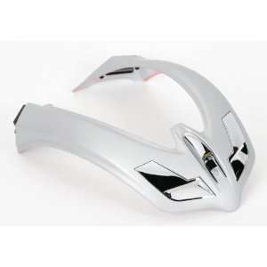 Icon Super Vent for Mainframe Helmet , Color Silver, Style Rubatone 
