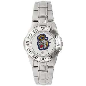 James Madison Dukes Ladies Gameday Sport Watch w/Stainless Steel Band