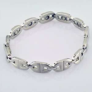  Magnetic Therapy Fashion Bracelet Stainless Steel Unique 