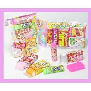   Mixed Packs Candy and Snack Scented Japanese Erasers 