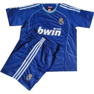 SPAIN Real Madrid (Jersey & Short)Blue Kids sizes only.  