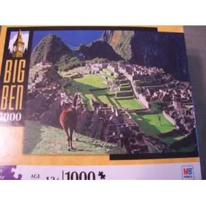  Llama At Machu Picchu, Peru 1000 Piece Puzzle Toys 