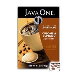 Java One JAVA ONE 30206 Colombian Supreme Coffee Pods 84/CS