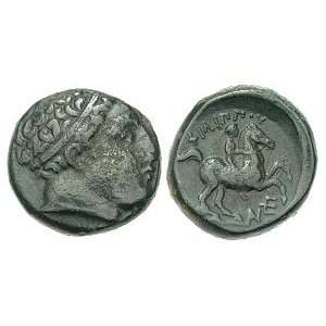  Macedonian Kingdom, Philip II, 359   336 B.C.; Bronze AE 