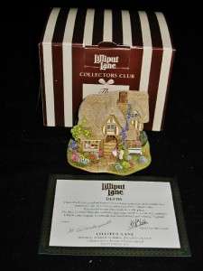 Lilliput Lane CHOCOLATE BOX, Collectors Club MIB  