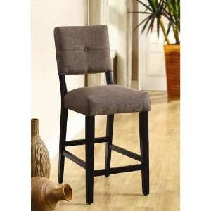   Upholstered Counter Height Dining Chair in Brown (Set of 2)   JEG 4422