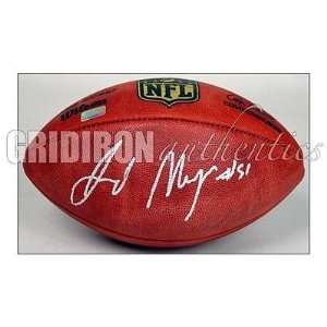 Jerod Mayo Autographed Football 