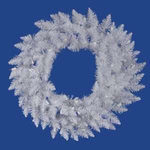  6 ft. Christmas Wreath   Classic PVC Needles   Sparkle 