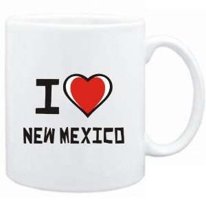 Mug White I love New Mexico  Cities 