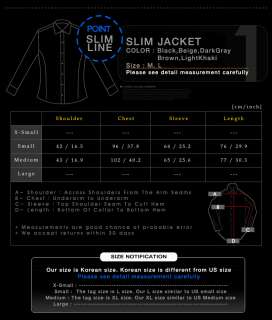 Slim Trench Coat Jacket 5Color Rain coat NWT S M(SD721) 076783016996 