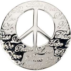  Clevereves Hope,Life,Peace,Love Engraved Pendant Sterling 