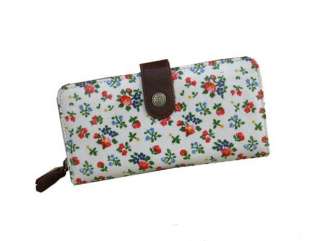 Vintage Flower Zipper Clasp Long lady Wallet Purse With Cath Kidston 