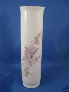 Lefton China Hand Painted Floral Bud Flower Vase NICE  