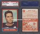 1963 Topps #64 Roger Leclerc   Bears PSA 8