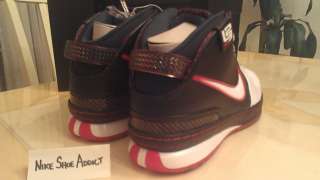 NEW Nike Zoom Lebron VI 6 Miami Heat sz 10 air galaxy 9 Black/Red 