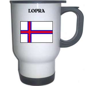  Faroe Islands   LOPRA White Stainless Steel Mug 