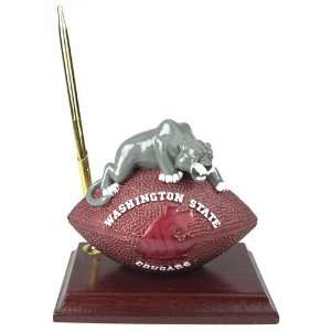  Washington State Cougars Mascot Football Desk Set Sports 