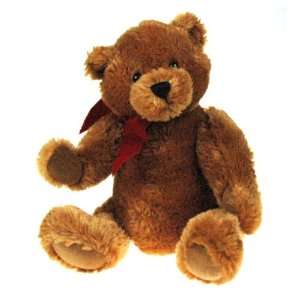  Kenly 11 Jointed Bear By Gund with Red Ribbon Toys 
