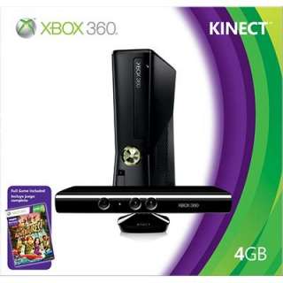 Xbox 360® 4GB Console withKinect™ Sensor, Portable 250GB Hard Drive 