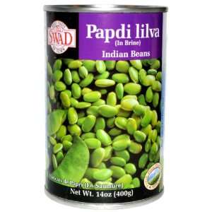 Swad Papdi Liva in Brine (Indian Beans)   14oz can  