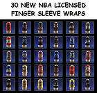 30 DIFFERENT NEW NBA BASKETBALL TEAMS FINGER SLEEVE WRAP BANDS YOU 