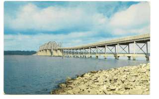 MURRAY KY Eggners Ferry Bridge Kentucky Lake Postcard  