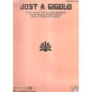  Sheet Music Just A Gigolo 77 