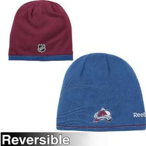  Reebok Colorado Avalanche Youth Center Ice Reversible Knit 