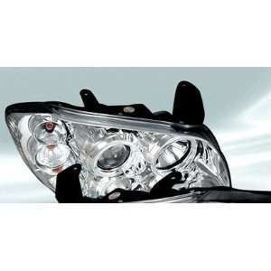  00 03 Nissan Maxima Halo Projector Headlights   Chrome 