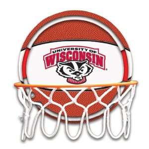    Wisconsin Badgers Neon Basketball Hoop Light
