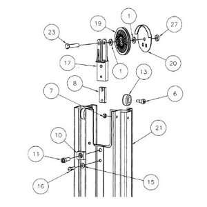  Pulley With Bearing For Lift/Carriage